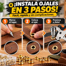 Alicate Perforador de Ojales Pro + 100 Ojales Gratis 🎁