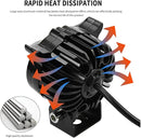 Faro LED con forma de búho para autos y motos