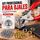 PERFORADOR PROFESIONAL PARA OJALES + 200 OJALES GRATIS! 🎁