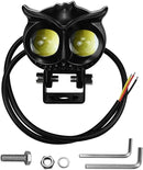 Faro LED con forma de búho para autos y motos