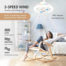 Foco LED Multifuncional con Ventilador 360° y Aromaterapia