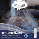 Foco LED Multifuncional con Ventilador 360° y Aromaterapia