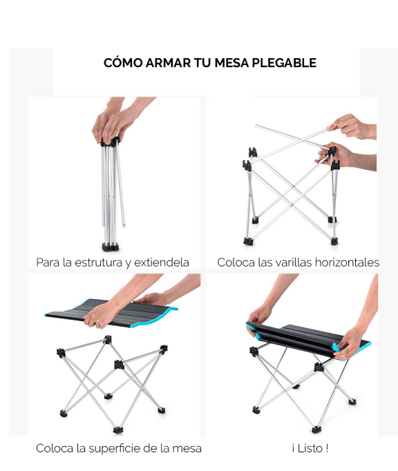 Mesita portátil plegable