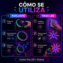 Combo VibraLED - PARLANTE BLUETOOTH + TIRAS LED