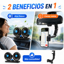 COMBO RUTA FRESCA – Ventilador 2 en 1 + Holder 360°.