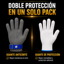 DUO ANTICORTE PRO – Guante de Acero + Guante Protector 🧤