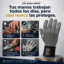 PAR DE GUANTES ANTI CORTES DE ACERO INOXIDABLE