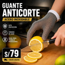 GUANTE ANTI CORTE DE ACERO INOXIDABLE