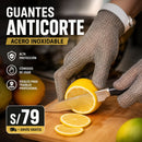 PAR DE GUANTES ANTI CORTES DE ACERO INOXIDABLE