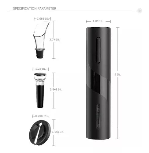 Destapador de vinos eléctrico