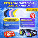 GORRO + LENTES DE NATACIÓN ANTIFOG