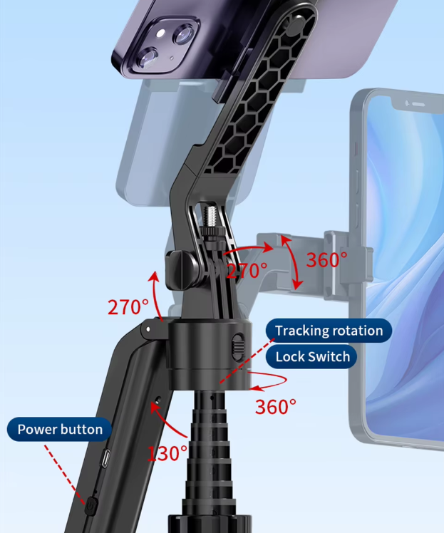 TRÍPODE MÓVIL PORTÁTIL