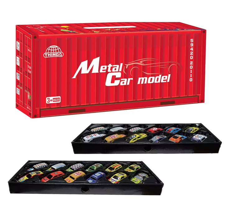 JUEGO DE MINI COCHES DE 48 PIEZAS