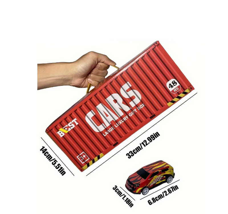 JUEGO DE MINI COCHES DE 48 PIEZAS