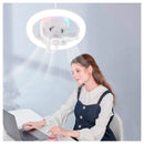 Foco LED Multifuncional con Ventilador 360° y Aromaterapia