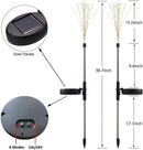 Set de Luces Led Solares Fuegos Artificiales 🎅