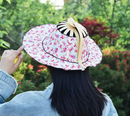 SOMBRERO ABANICO DE BAMBÚ