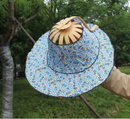 SOMBRERO ABANICO DE BAMBÚ